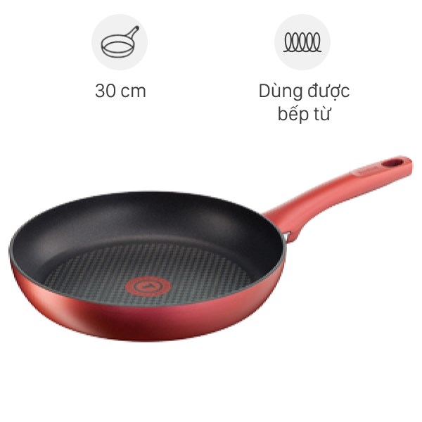 Chảo nhôm chống dính đáy từ 30 cm Tefal C6820772